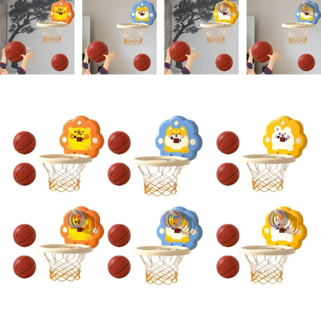 Mini Basketball Hoop Set, Basketball Goal Sport Game Toy Scoring Educational