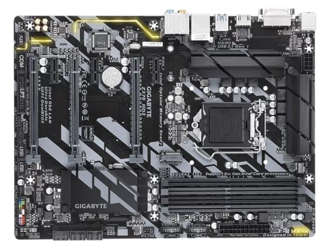 For GIGABYTE Z370 HD3 motherboard Z370 LGA1151 4*DDR4 64G HDMI+DVI ATX Tested ok