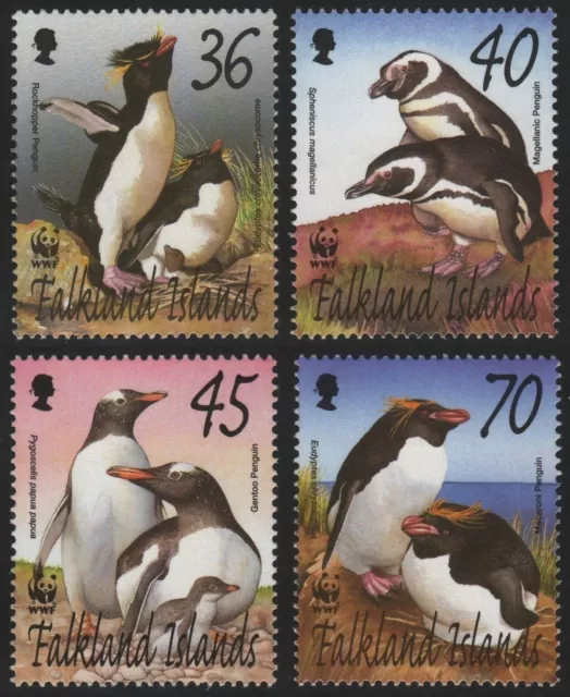 Falkland 2002 - Mi-Nr. 855-858 ** - MNH - Pinguine / Penguins