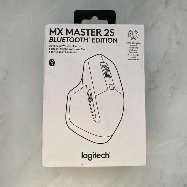 LOGITECH MX MASTER 2S Advanced Black Wireless Mouse Bluetooth Edition £ ...