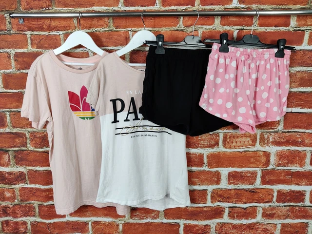 Girls Bundle Age 12-13 Years Adidas Next H&M Top T-Shirt Casual Shorts Set 158Cm