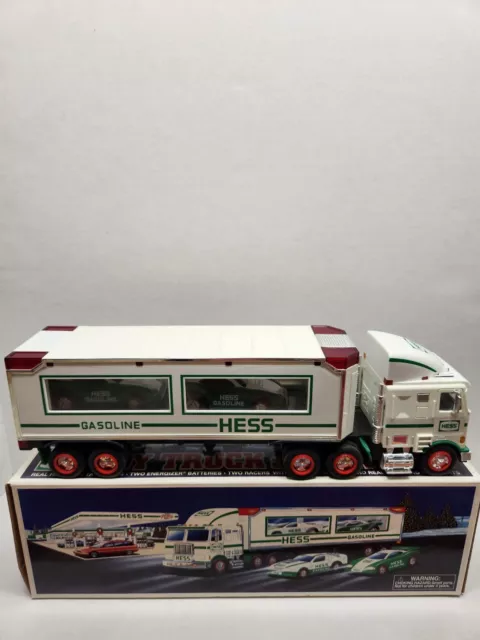 Hess Toy Truck And Racers 1997  2 Race Cars with friction motors 