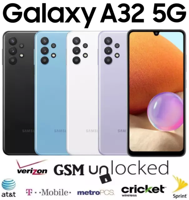 SAMSUNG GALAXY A32 5G - 64GB - (Unlocked) Verizon AT&T T-Mobile Metro  Cricket $169.95 - PicClick
