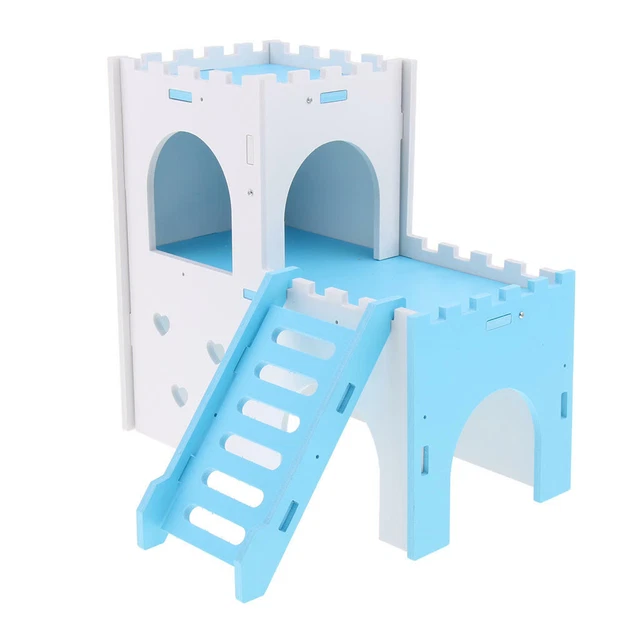 Pont d'observation de l'échelle Pet House Hedgehog Castle Hamster Nest House