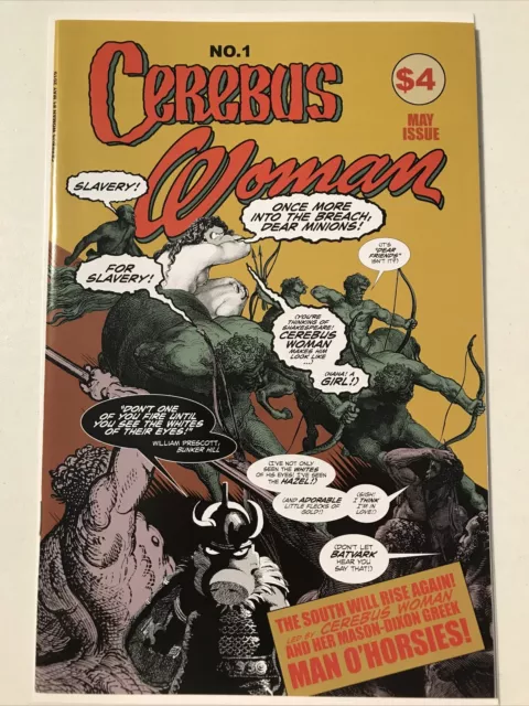 Cerebus Woman 1, Aardvark-Vanaheim 2019, Homage Cover, Wonder Woman