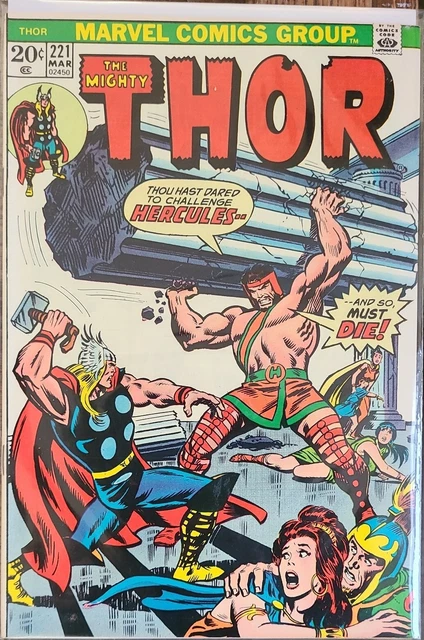 Marvel Comics Group The Mighty Thor  #221 Perfect Condition