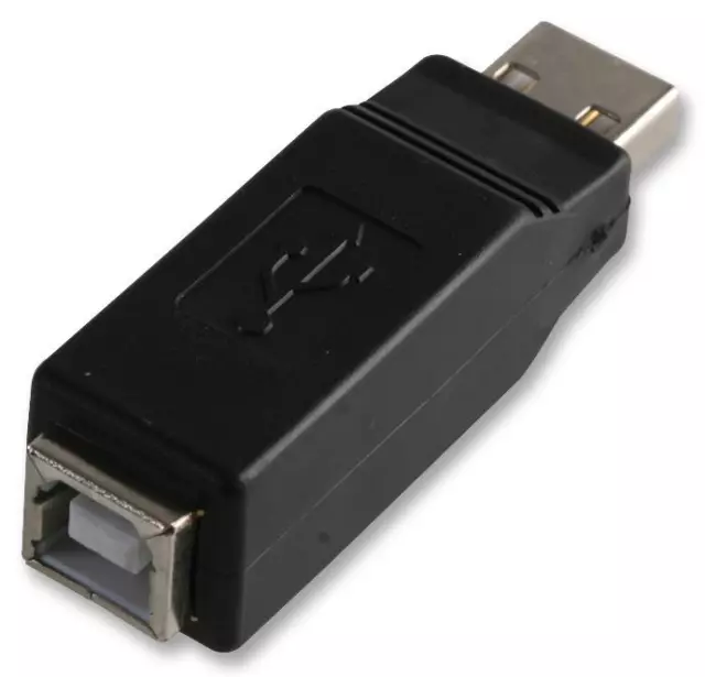 USB A to B Adapter Type A Male to Type B Female Socket Converter