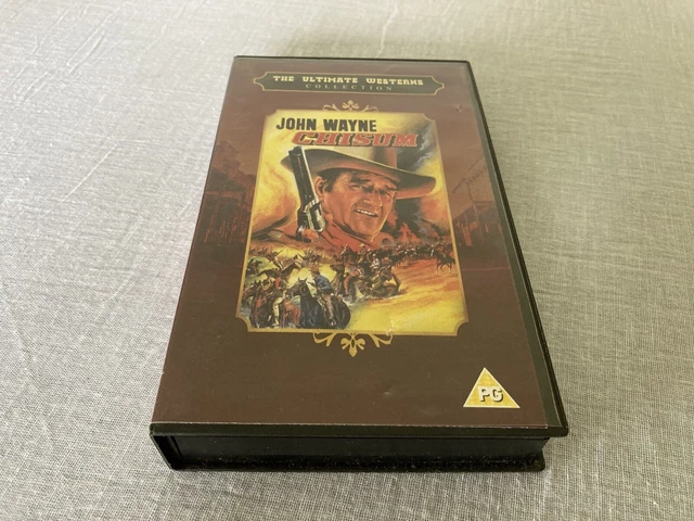 VINTAGE The Ultimate Westerns Collection John Wayne, Chisum VHS Video Tape