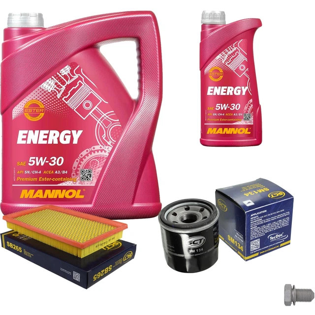 Ölwechsel Set 8L MANNOL Energy Premium 5W-30 Motoröl SCT Filter KIT