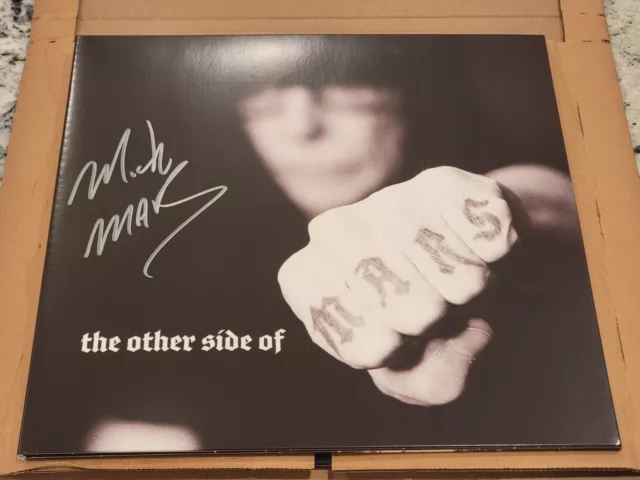 Mick Mars Clear Vinyl Signed - The Other Side Of Mars Album - Autographed Vinyl