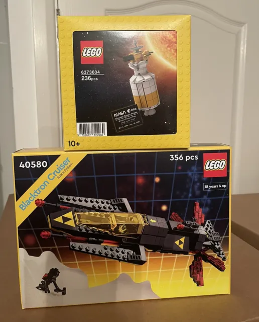 LEGO 40580 Blacktron Cruiser & 6373604 Nasa Ulysses Space Probe - FAST DELIVERY