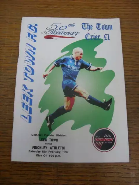 15/02/1997 Leek Town v Frickley Athletic