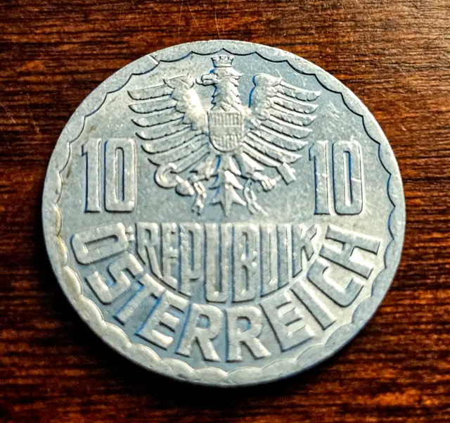 1976 Austria 10 Groschen Coin KM#2878 Ungraded