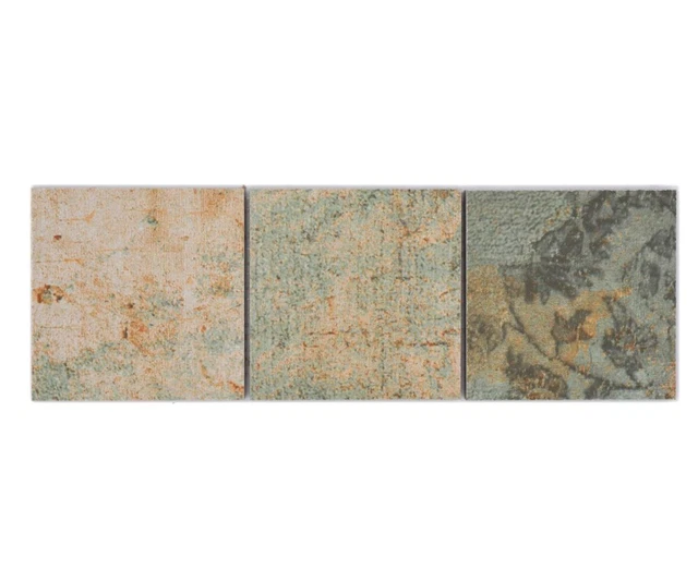 10x bordi a mosaico bordi in ceramica vintage listello decorativo mosaico da pavimento