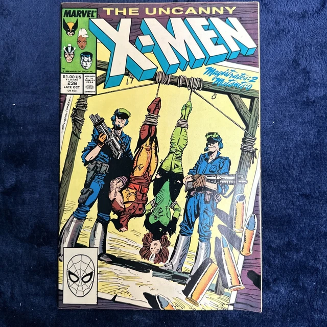 X Men X-Men Marvel Comics #236 #237 And #238  Lot Of 3 Comics The Uncanny