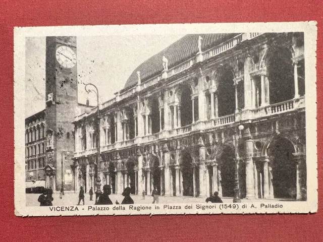 Cartolina - Vicenza - Palazzo della Ragione in Piazza dei Signori di A. Palladio