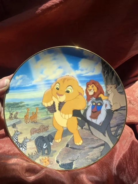 Lion King 1994 Circle Of Life Plate Limited Edition