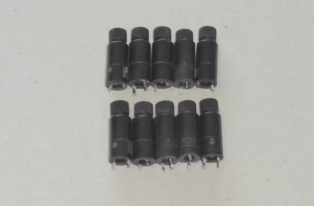 Lot de 10 porte fusible 5x20 mm à souder