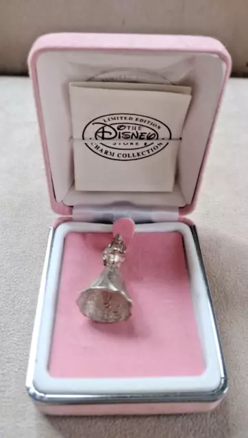 Vintage Disney Limited Edition Sterling Silver Sleeping Beauty Charm Aurora