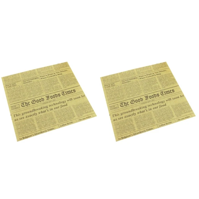 100 pz carta alimentare fritta carta monouso carta da forno carta fodere
