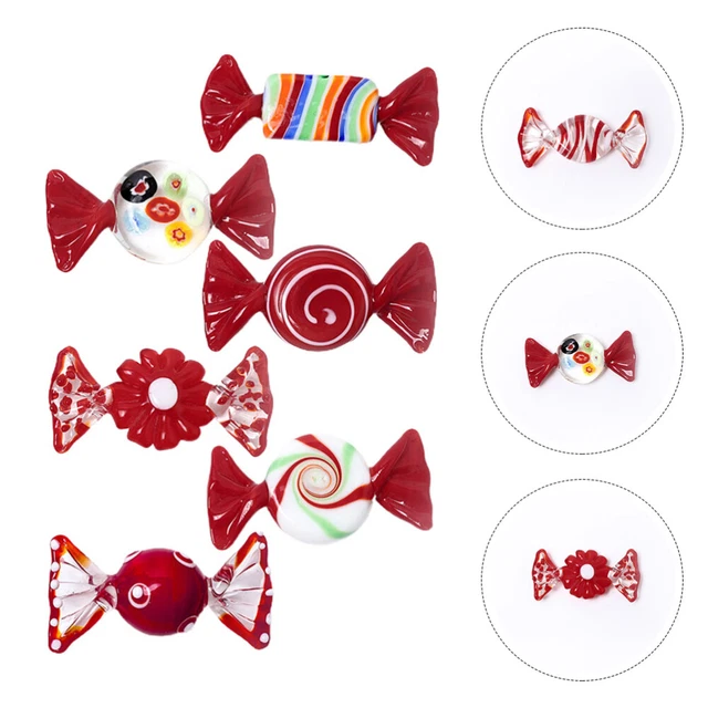 6pcs kreative bunte Süßigkeiten schmücken lustige Home Office Party Ornament