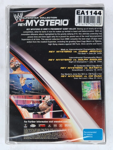 WWE Superstar Collection: Rey Mysterio - DVD Region 4 NTSC - Brand New 2