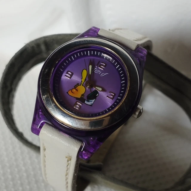 Montre Somewhere Quartz Unisexe - Bracelet Bleu, Boîtier Argenté, Fonctionne (pile Incluse), Occasion
