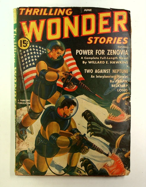 Thrilling Wonder Stories Pulp Jun 1941 Vol. 20 #2 GD