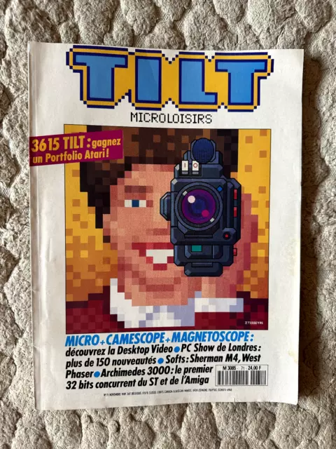 Tilt Microloisirs Magasine N°71 Novembre 1989