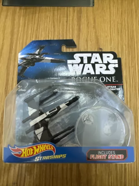 Star Wars/Rogue One- Hot Wheels Starships-Partisan X-wing Fighter- Unopened 2016