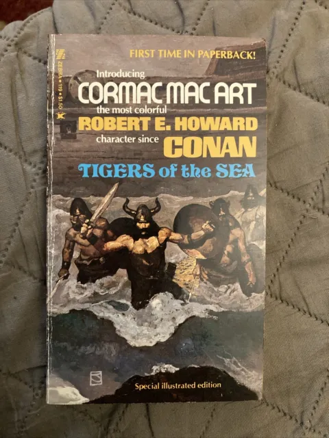 Fantasy Vintage Pb, Tigers Of The Sea by Howard, Zebra Book 119, 1975, NVG+