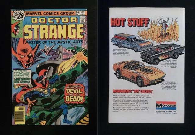 Doctor Strange #16 (2nd Series) Marvel Comics 1976 VF+ Newsstand