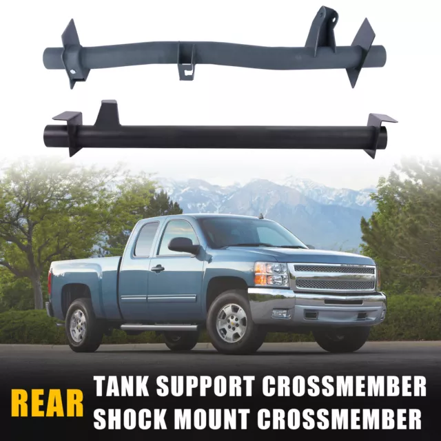 Rear Tank Support and Rear Shock Mount Crossmember For 07-14 Silverado /GMC 1500