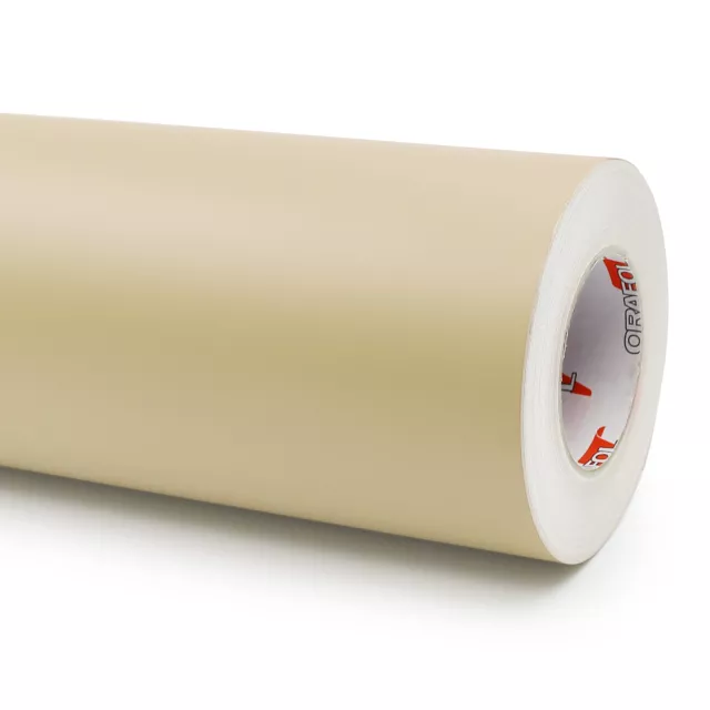 5m Oracal 631 Matt 082 Beige Plotterfolie Klebefolie Selbstklebend 63cm