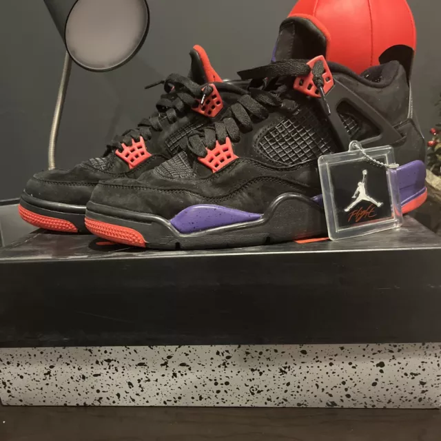 Size 10 - Jordan 4 Retro NRG Raptors - Drake Signature 2019