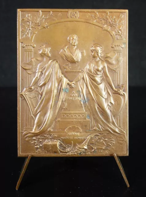 Medalla Argentina General José De San Martín S BOULOGNE/Mar Simon Bolivar 1900