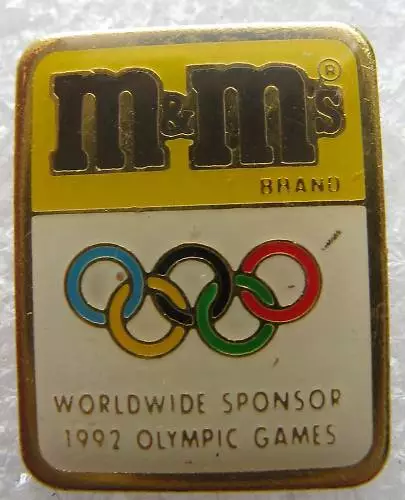 Pin's bonbons M&M's JO Worldwine Sponsor olympic Games #381