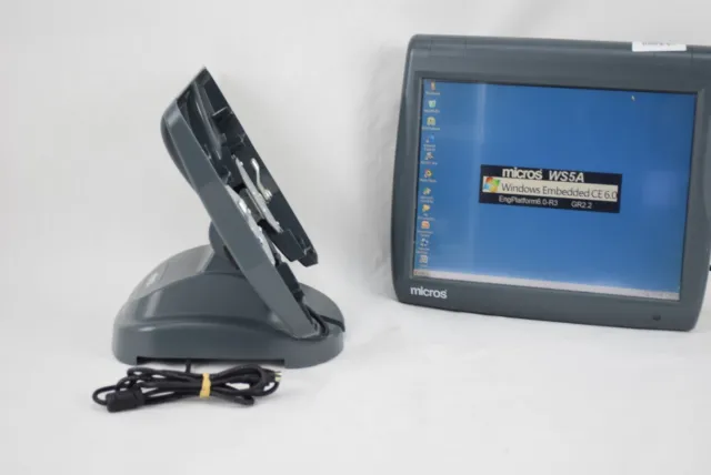 Micros WorkStation 5A Point of Sale System With Stand See Description
