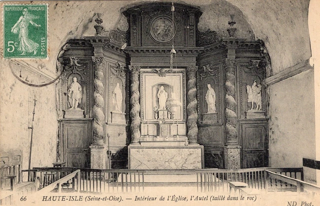 *10262 cpa Haute Isle - Church Interior