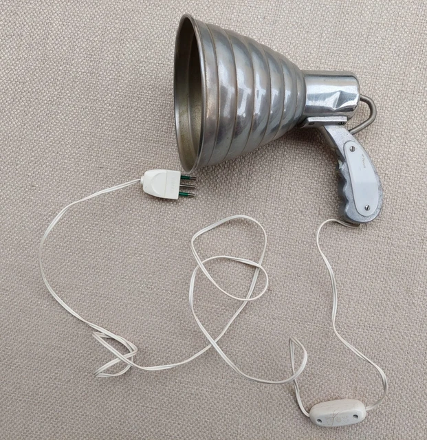 Faro faretto riflettore a mano Vimar vintage hand held spotlight