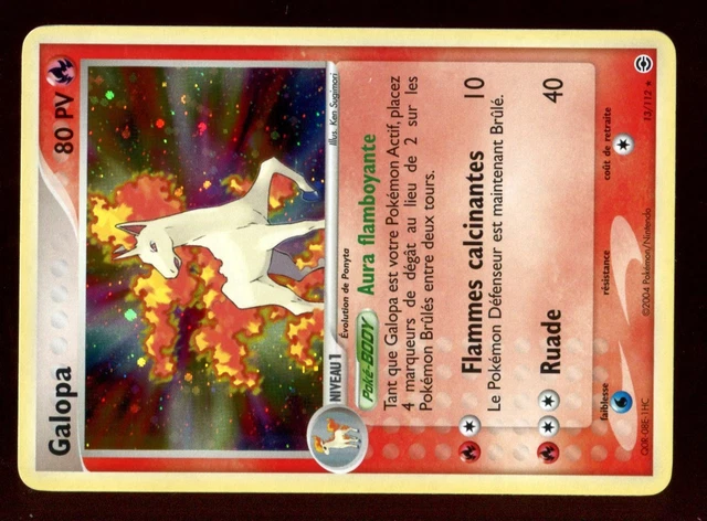 Pokemon Rf & Vf Holo N°  13/112 Galopa (Rapidash)