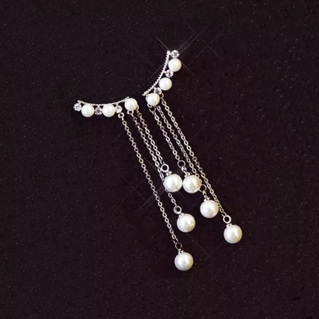 Pearl Eardrops for Women Long Dangle Earrings Stud Personality 3