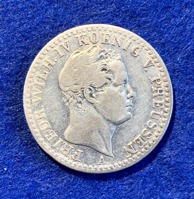 Prussia: 1/6 Thaler 1842 A / Kingdom/Friedrich Wilhelm IV 2583