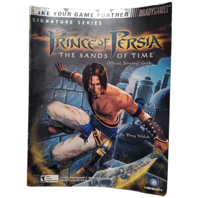 Prince of Persia The Sands of Time Official Strategy Guide Brady With Poster