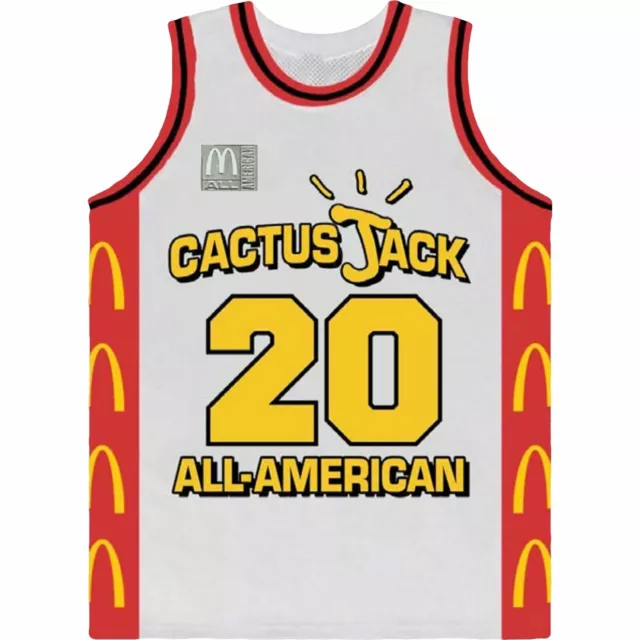 TRAVIS SCOTT X McDonalds x Cactus Jack All American Jersey Medium Brand ...