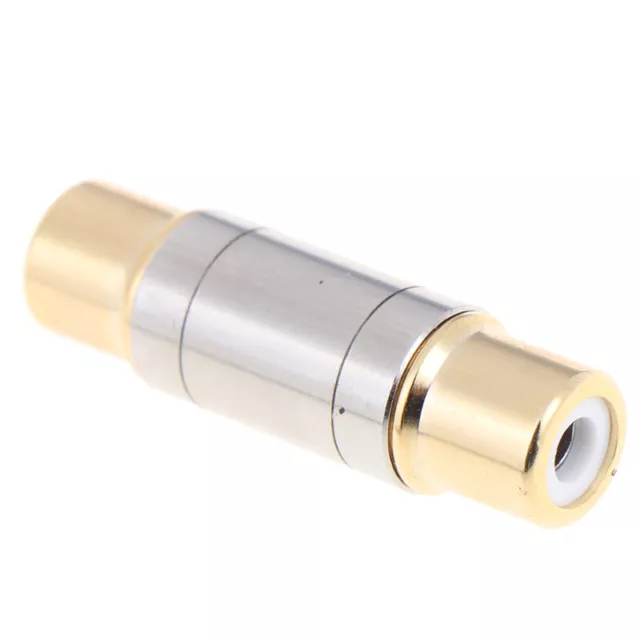 Audio/Video/Lighting RCA connector gold plated straight RCA female jack adapF#km 3