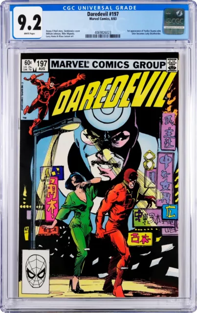 Daredevil #197 CGC 9.2 (Aug 1983, Marvel) 1st Yuriko Oyama (Lady Deathstrike)
