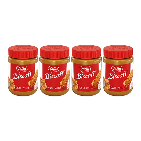 Lotus Biscoff Brotaufstrich creamy, 400g, 4er Pack