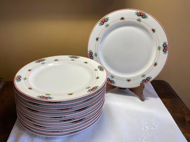 Vintage Onondaga Pottery Co "Canterbury" Syracuse NY 8" Salad Dessert Plate