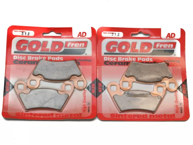 Goldfren Brake Pads Rear For Polaris 325 Sportsman Ace Euro 2015